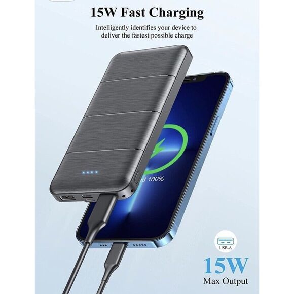 2 Pack Portable Charger Power Bank 1500mAh Dual USB - Picture 3 of 14